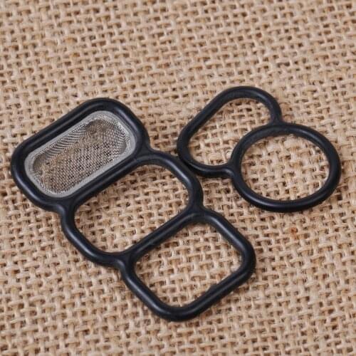 Beler Upper + Lower Spool Valve VTEC Solenoid Gasket Filter Seal O-Ring 15825-P0A-005 15825P0A015 for Honda Accord Acura Insight
