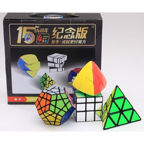 Shengshou toy 6pcs set kit packing cubes 3x3x3 magic cube toy neo cube jogos educativos toddler gifts and toys