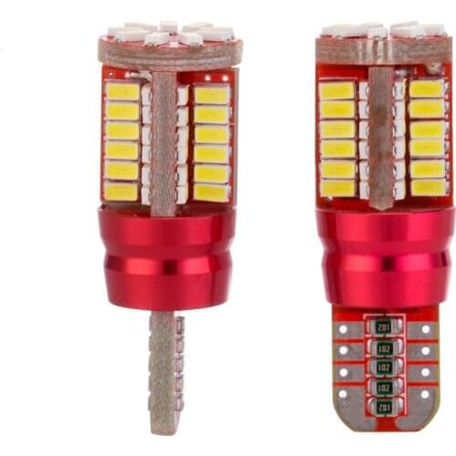 T10 W5W 194 White Canbus OBC Error Free Car Bulb LED Light Interior Map Read Door License Plate Auto lamps 4014 SMD 57 Chips 12V