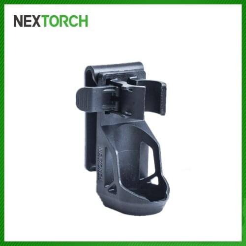 NEXTORCH V5 Tactical Flashlight Holster 360 Degree Angle Rotation Locking System Flashlight Pouch Suit for 1"-1.25" Flashlight