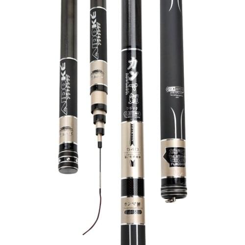 High Carbon Taiwan Fishing Rod High Quality 3.6/4.5/5.4/6.3/7.2M Fishing Rod 28 Tone Hand Pole Carp Fish Rod Fishing Equipment