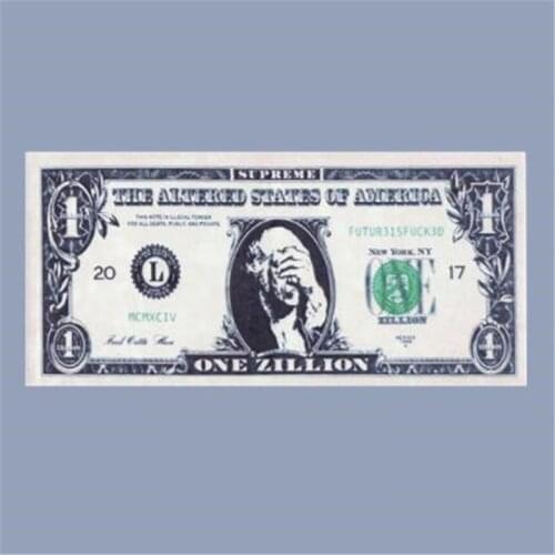 Street Icon Women Men Clothes 260mm Spoof Dollars Iron on transfer Printing Patches for clothing T-shirt Diy 3D Patch Stickers