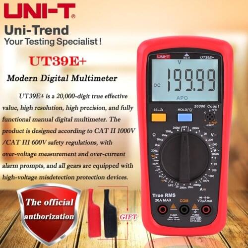 UNI-T UT39E+ High-precision and high-resolution True RMS Modern Digital Multimeter Repair Universal Meter