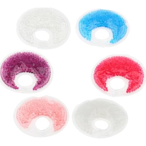 Thermal Silicone Gel Pad, Soothing Nursing Pillows with Flaxseed, Heating Pad or Cold Compress for Breastfeeding