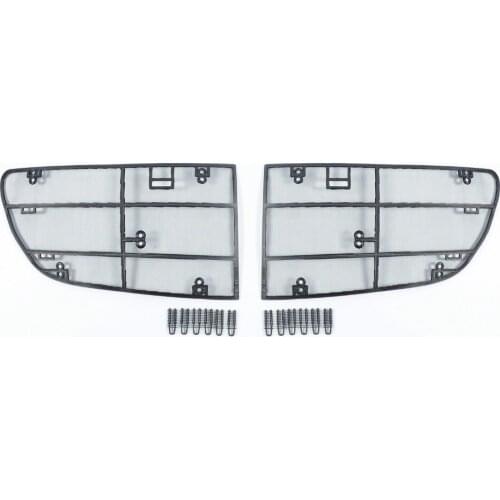 Wtfs Stainless Steel ABS Insect Grille Mesh Grill Inserts Insect Net Insect-Proof Net for Mercedes-Benz GLE 2015-2018 [QP1132]