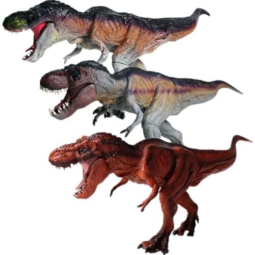 Walking Tyrannosaurus Rex Handmade Animal Figure Carnivorous Simulation Dinosaur Plastic Model Children Educational Toy Gift