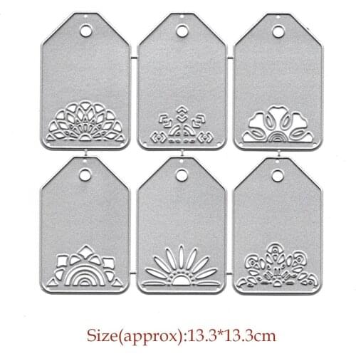 Bookmark Tag Cutting Dies Scrapbooking DIY Mold Embossing Folder Meatl Craft Stencil Clear Stamps Fustelle Card Making Die Cut