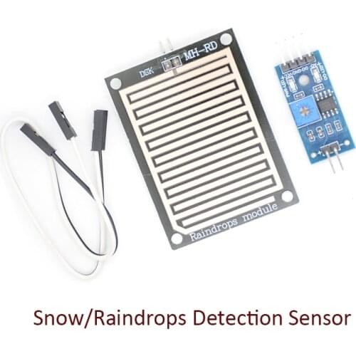 1set/lot Snow/Raindrops Detection Sensor Module Rain Weather Module Humidity For Arduino