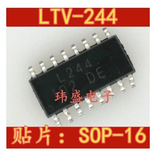 10pcs LTV244 SOP16 ACPL-244