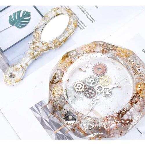 100Pcs Gold Leaf Sheet DIY Imitation Foil Paper Resin Jewelry Making Gilding Art