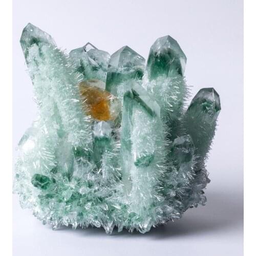 550-600g A++ Natural Crystal Cluster Clear Quartz Crystal Rock Stones and Crystals Mineral Reiki Healing Specimen Home decor