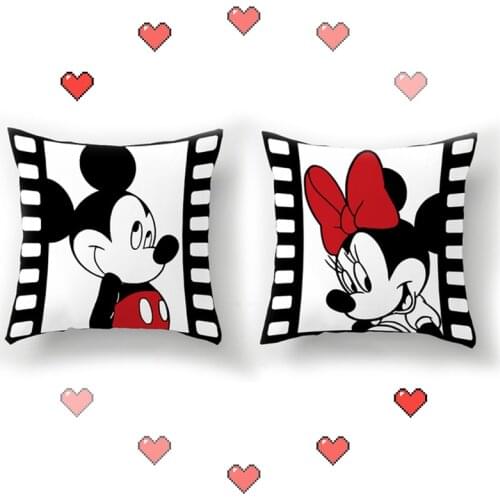 For 6 Kid Red Mickey Mouse Party Supplies Decoration Birthday Party Favor Tablecloth Balloon Cushion Cover Pillowcase Caketopper