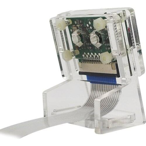 Ov5647 Mini Camera Acrylic Holder Transparent Webcam Bracket For Raspberry Pi 3 Camera