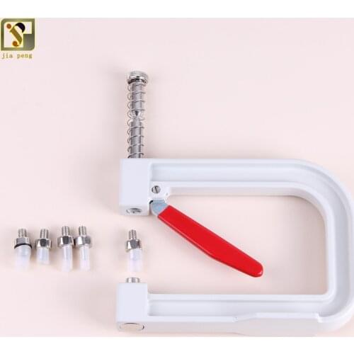 DIY Clothing Manual Round Pearl Cap Beads Rivet Craft setting Nailed Beads Machine for Repair Knitting Lace Hat Hair Accessories