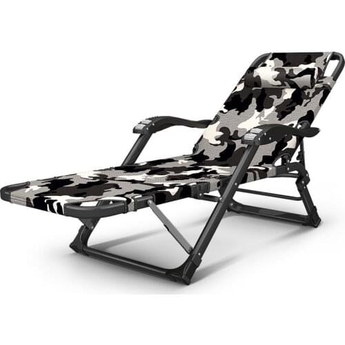Camouflage Folding Nap Recliner Chair Sitting/Laying Siesta Deck Chair Couch Winter/Summer Fishing Beach Chair Outdoor/Home
