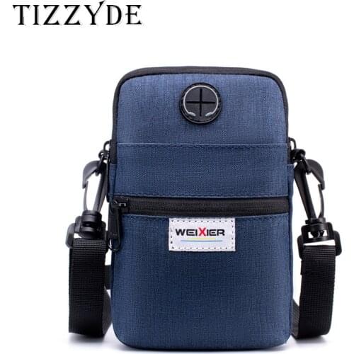 Fashion 2019 Casual Summer Men Diagonal Shoulder MultiFunction Mobile Phone Bag Outdoor Sport Messenger Shoulder Tote Bag SHW240