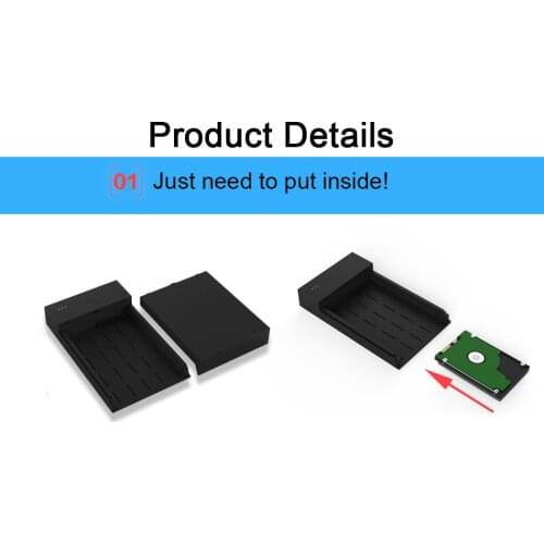 MR35T Tool Frree 7-9.5mm HDD Hard Disk Docking Station 3.5 Inch SATA USB 3.0 SSD HDD Enclosure 6 GPBS House Caddy Black