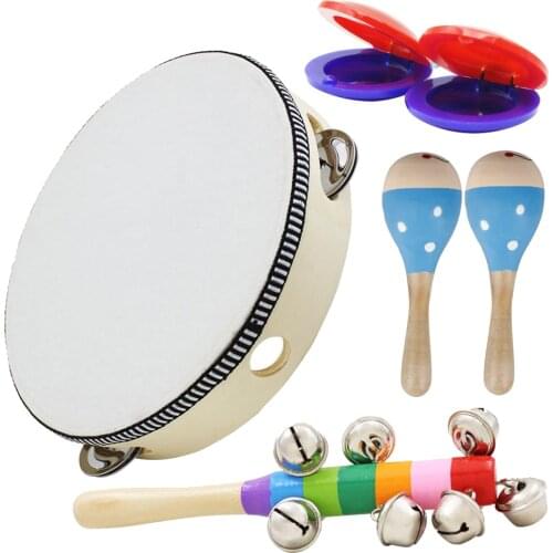 Musical Instrument Toddler Early Lerarning Musical Instrument Toy Set, set of 6