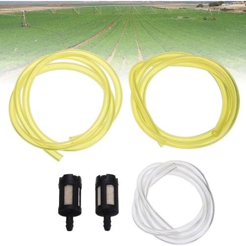 5pcs Strimmer Chainsaw Fuel Line Pipe and Filter Kit For Strimmers Chainsaws Tool Parts Brushcutter Replacement