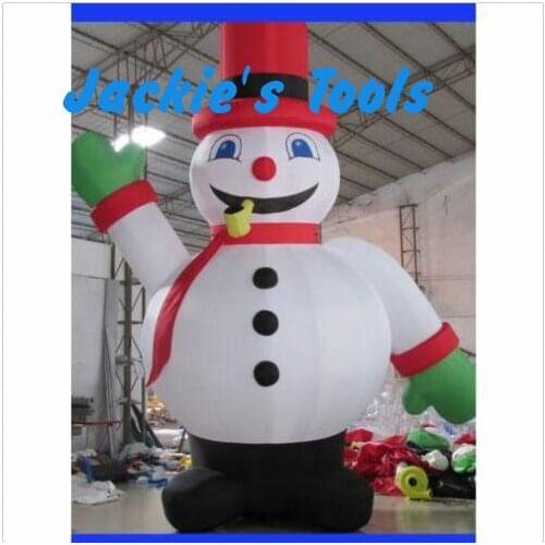26' 8M Inflatable Snowman Christmas Holiday Decoration with Blower 110v 220v Top Quality
