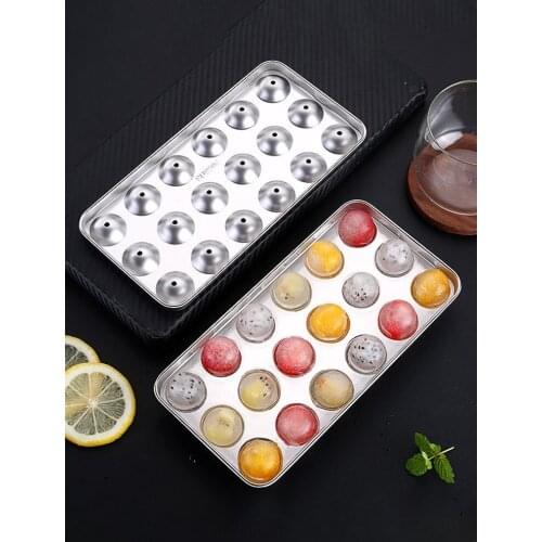 Newest 304 Ice Lattice Mould Ice Ball Tool Bar Ice Block Jelly Food Grade Mould With Ice Cover Ice Box For DomesticKitchen Tools