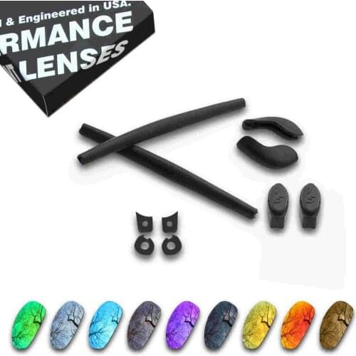 ToughAsNails Resist Seawater Corrosion Polarized Replacement Lens&Black Rubber Kit for Oakley juliet - Multiple Options