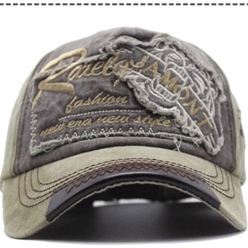 Spring Autumn net red cowboy retro hat duck tongue embroidery Baseball cap peaked cap Mens cap Womens cap Human hat Panama hat