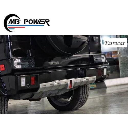 High quality!!! G class Rear Bumper for W463 G63 G500 G400 G35 1990~2018y normal style PU material rear bumpers car bumpers