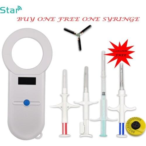 Pet Microchip Scanner Animal Pet ID Chip Reader Handheld Scanner USB RFID Reader For Dog Cat Horse 134.2KHz ISO FDX-B Scanner