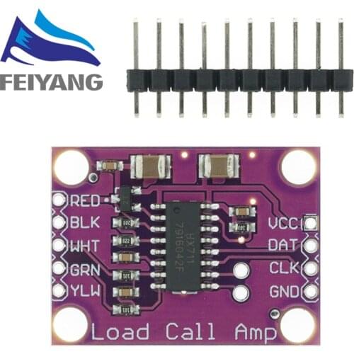 10PCS HX711 Weighing Sensor 24-bit A/D Conversion Adapter Load Cell Amplifier Board Weight Sensors