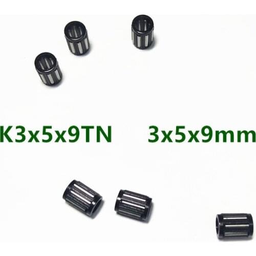 100pcs K359 K030509 K3X5X9 K3*5*9 TN radial needle roller cage assemblies 3x5x9mm needle roller bearing 3mm * 5mm * 9mm