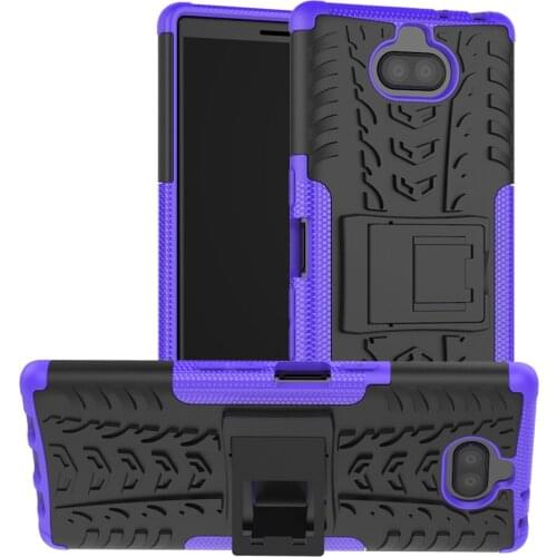 50pcs/lot free shipping High quality 2 in1 Hybrid TPU + PC stand Case For Sony Xperia XA3 XA3 Ultra XZ4 L3