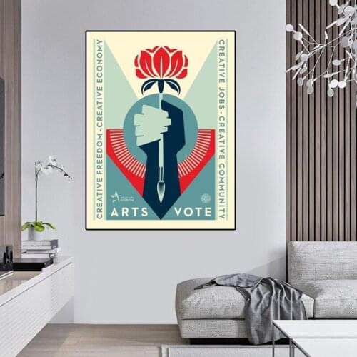 Abstract Flower Letter Oil Painting on Canvas Prints Picture Photo Mural for Stairs Room House Gallery Home Decor Cuadros