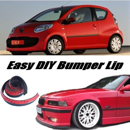 Bumper Lip Deflector Lips For Citroen C1 2005~2015 Front Spoiler Skirt For Car View Tuning / Body Kit / Strip