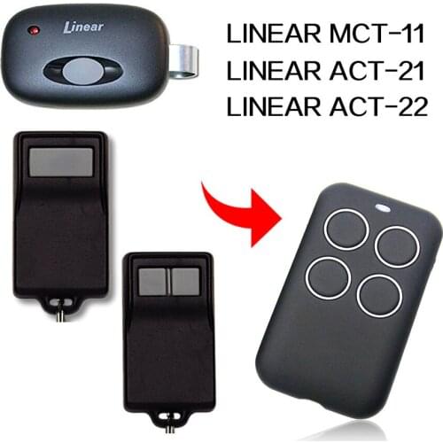 LINEAR ACT-21 ACT-22 LINEAR MCT-21 remote control gate remote control LINEAR ACT garage door remote control 433MHz