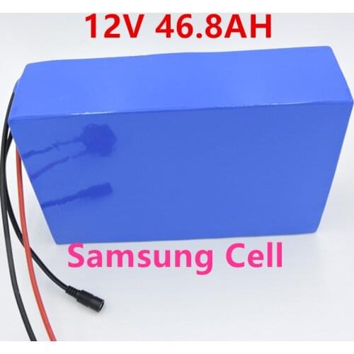 12V 50Ah lithium ion 12V 46.8ahPower battery for ebike golf trolly cart scooter field emergency power supply instrument testing