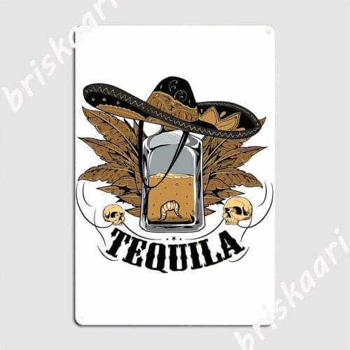 The Best Tequila Metal Signs Wall Cave Bar Cave Design Wall Decor Tin sign Posters