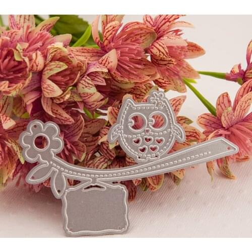 Metal owl branch Cutting Dies Stencils for DIY Scrapbooking/photo album Decorative Embossing DIY Paper Cards