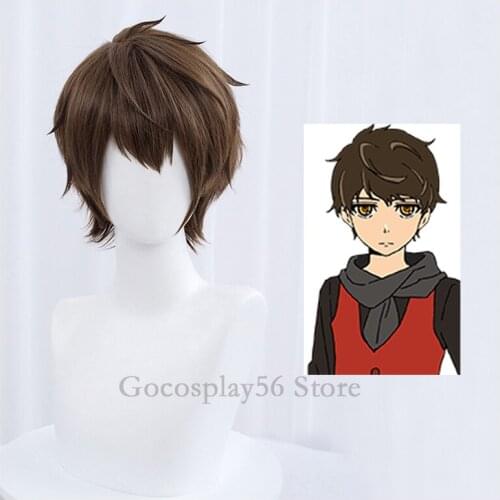 PRE-SALE Anime Tower of God Cosplay Twenty-Fifth Bam Wig Jue Viole Grace Short Brown Synthetic Hair Adult Bam Wig