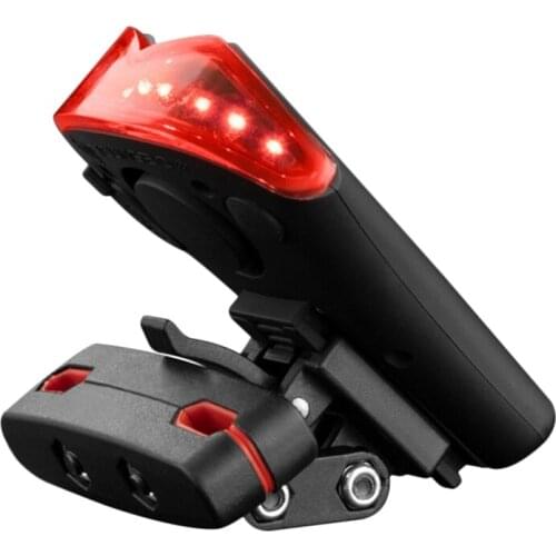 Rechargeable Bike Tail Light LED Bike Rear Light with Wireless Remote Waterproof Warning Light for Cycling Mountain Bike