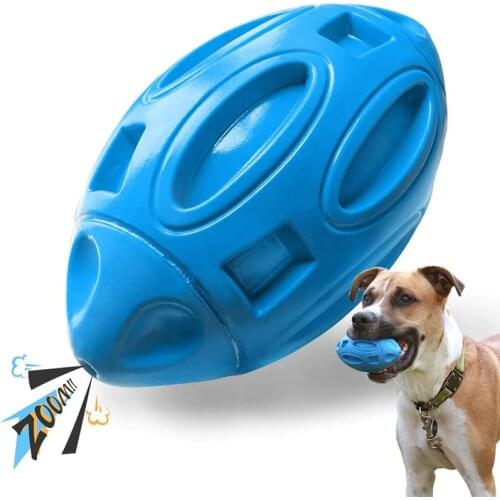 Squeaky Dog Toys for Aggressive Chewers Rubber Puppy Chew Ball Almost Indestructible and Durable Pet Toy Dog Ball Toy