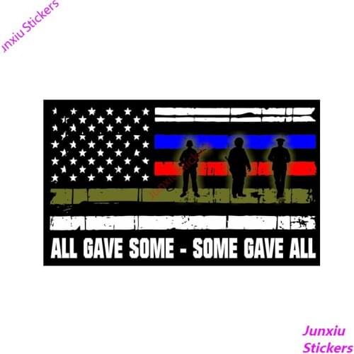 Firefighter All Gave Some Car Accessories Car-Sticker Decals for Bumper Window Rear Windshield Laptop Other Vehicle KK15*9cm