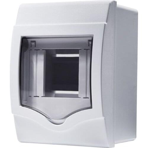Durable Plastic Electrical Distribution Box Home Lighting Box for 2-4/5-8/9-12 Ways Surface Mounted Circuit Breaker