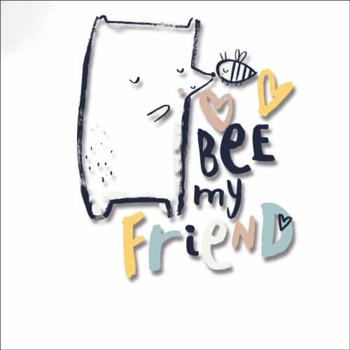 Cute Letter Hamster Patches Iron On Transfer For T-Shirts 3 Girl Heat Thermal Transfers Patch Decor For Kids Clothes