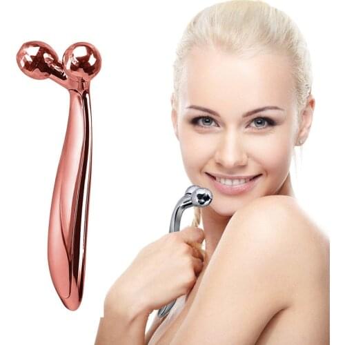 360 Rotate Thin Face Full Body Shape Massager Wrinkle Remover Y Shape Massager 2021 3D Face Roller Massager Hufu Beauty Tools