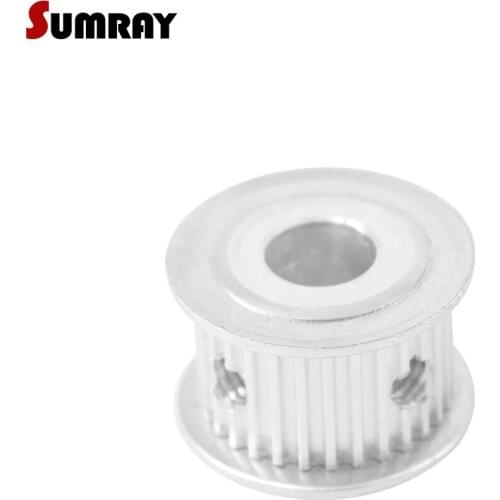 SUMRAY MXL 30T Timing Pulley 5/6/6.35/7/8/10/12mm Bore Toothed Pulley Wheel 7/11mm Width Motor Belt Pulley for CNC Machine