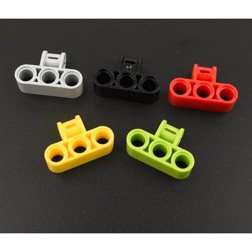 10PCS 63869 Axle and Pin Connector Perpendicular Triple Building Block Bricks Accessories Assembly Parts MOC Build Toys
