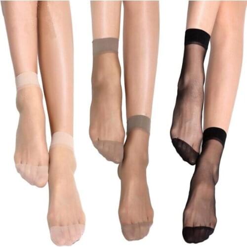 20 pcs /lot Women Summer Socks Women Crystal Short Socks For Woman 2018 Female Elastic Nylon Socks & Hosiery