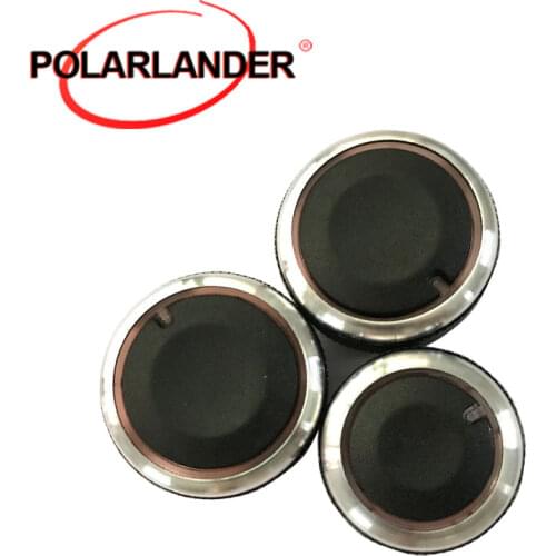 3pcs Aluminum alloy air conditioning control Switch AC knob For Volkswagen VW POLO 2004-2013 car styling
