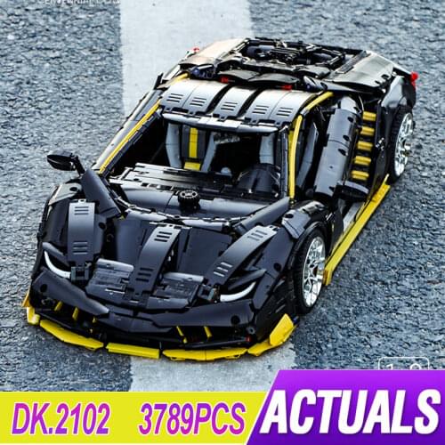 New LepinBlock 3823pcs Black Lamborghining Compatible 42115 Buidling Blocks Bricks Educational Toys Christmas Gifts